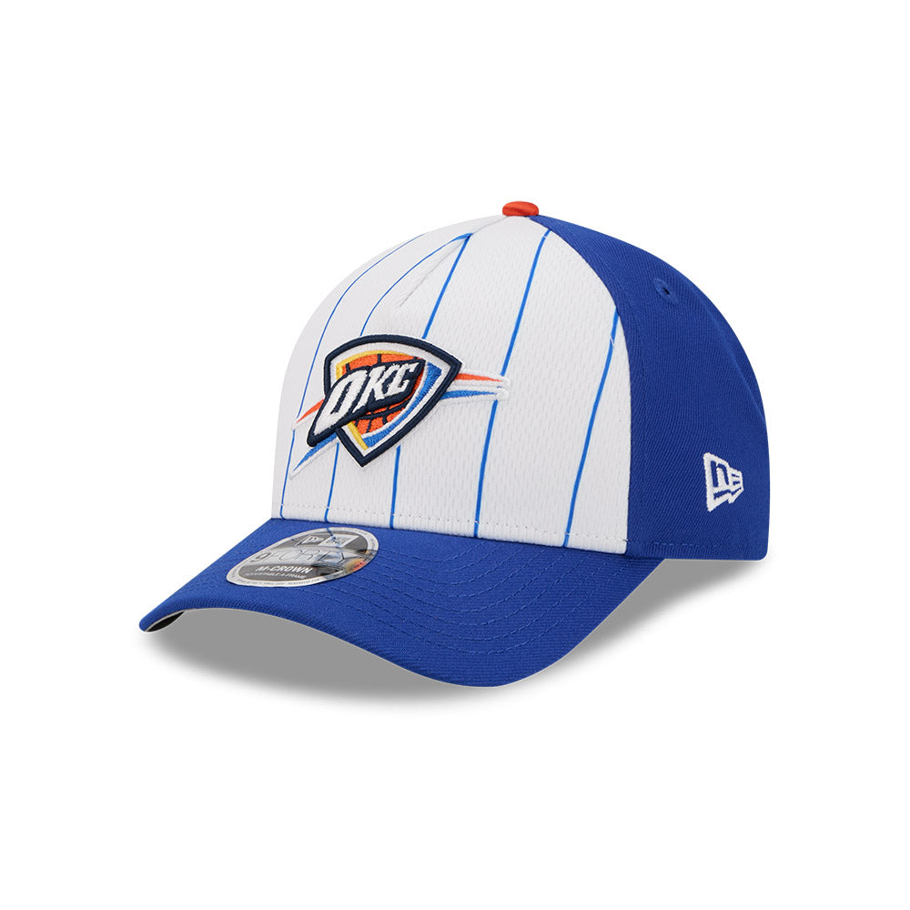 Oklahoma City Thunder Hat - 2025 Tip-Off 9Forty M-Crown A-Frame Snapback Cap - New Era